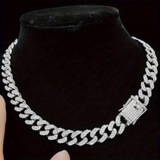 14mm Iced Cuban Link Chain