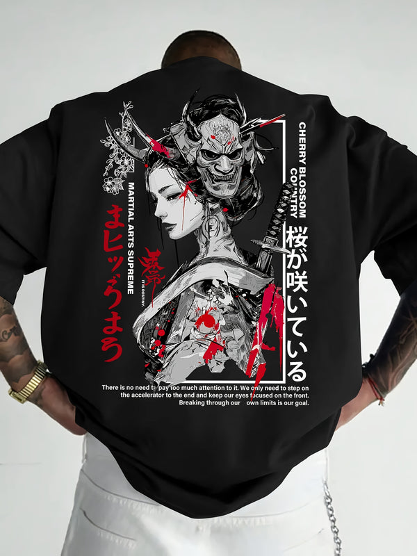 Men’s Cherry Blossom Samurai Tee