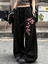 Women’s Cherry Blossom Wide-Leg Pants