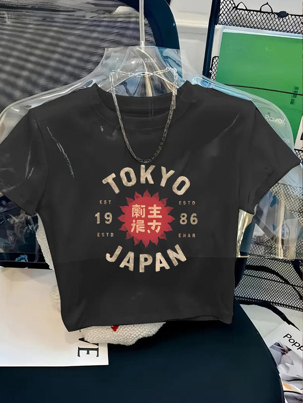 Women’s Tokyo Graphic Crop Tee