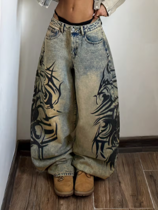 Women’s Vintage Flame Wide-Leg Jeans