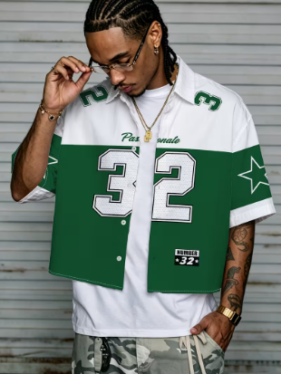 Men’s Number 32 Cropped Jersey