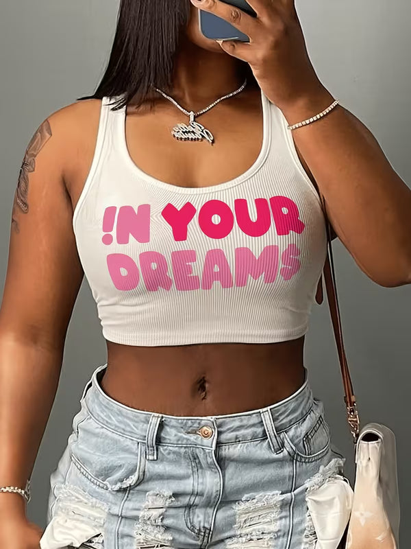Women’s Fitted White Cami