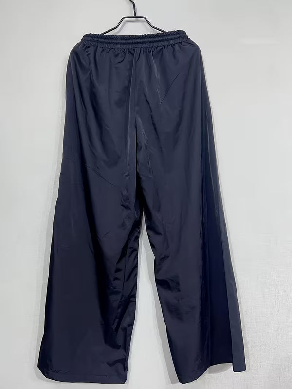 Women’s Black Wide-Leg Joggers