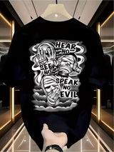Men’s Hear No Evil Back-Print Tee