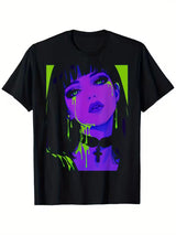 Men’s Cybergoth Manga Graphic Tee
