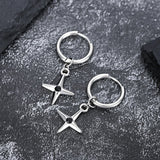 Dark Star Hoop — Single Earring