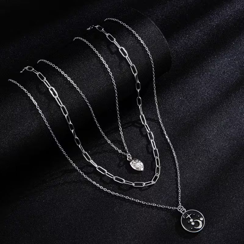 Night Sky Necklace Set — 3 Pieces