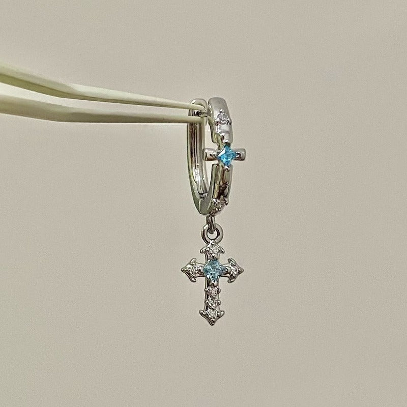 Pendant Cross Ear Cuffs