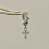 Pendant Cross Ear Cuffs