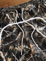 Men’s Camouflage Leaf-Print Shorts