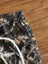 Men’s Camouflage Leaf-Print Shorts