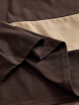 Men’s Khaki Colorblock Embroidered Polo