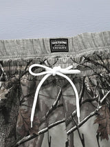 Men’s Tree-Branch Print Drawstring Shorts